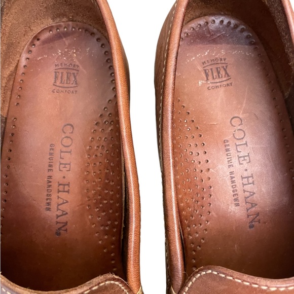 Cole Haan Burnt Bridle Leather Kriss F6337 Loafers Size 8.5 - Picture 6 of 7